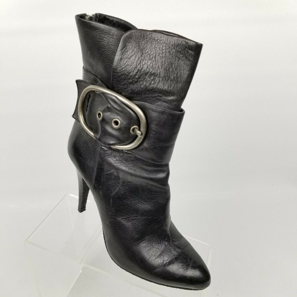 Boutique 9 Mila Womens Boots Black MId Calf Sz 8